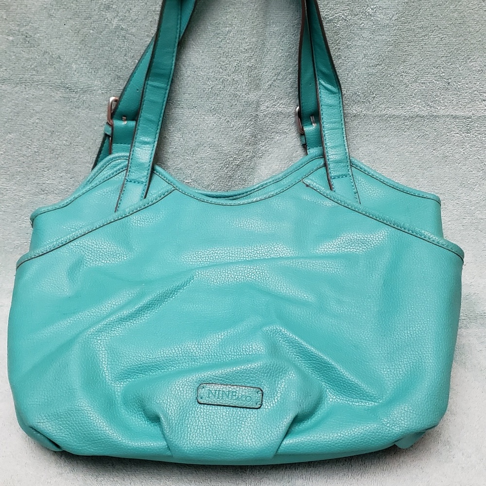 Nine & Co Teal Purse